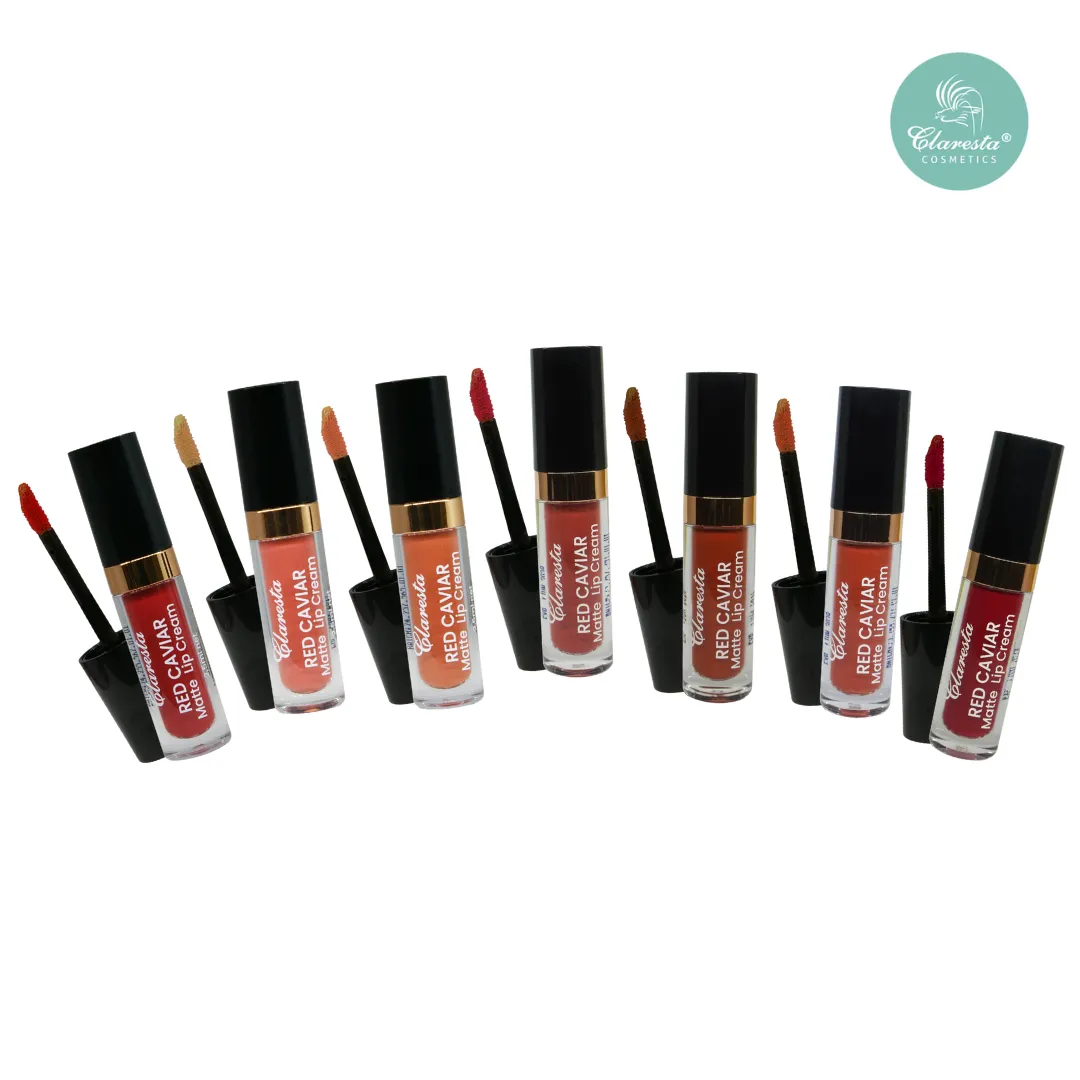 Claresta Red Caviar Matte Lip Cream Lip care Matte (Varian Shade)